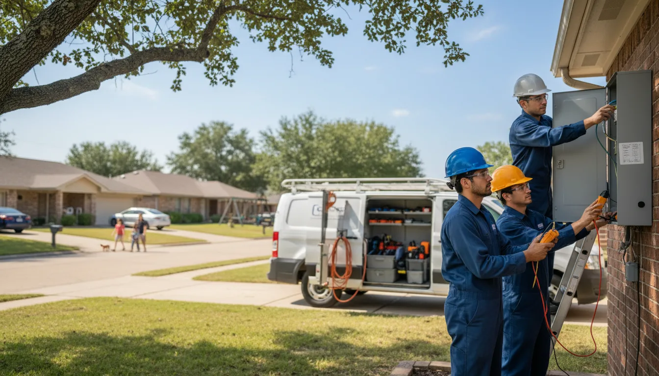 Certified electrician providing emergency electrical services in Mcgrath, MN